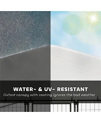 Aostirmotor Large Outdoor Dog Kennel, Spacious Pet Shelter