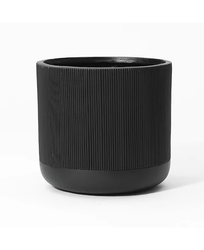 LuxenHome Round MgO Planter