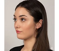 Curata Jewelry Solid 14k Gold 20g Beveled Cross Nose Stud Ring