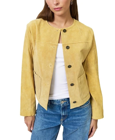 Central Park West Women's Ophelia Suede Lady Jacket