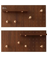 Yigii Adjustable Modular Pegboard Storage Kit for Home