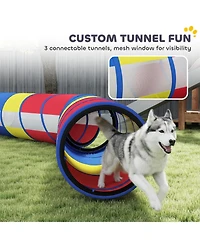 PawHut Dog Agility Training Equipment, 12-Piece Dog Obstacle Course
