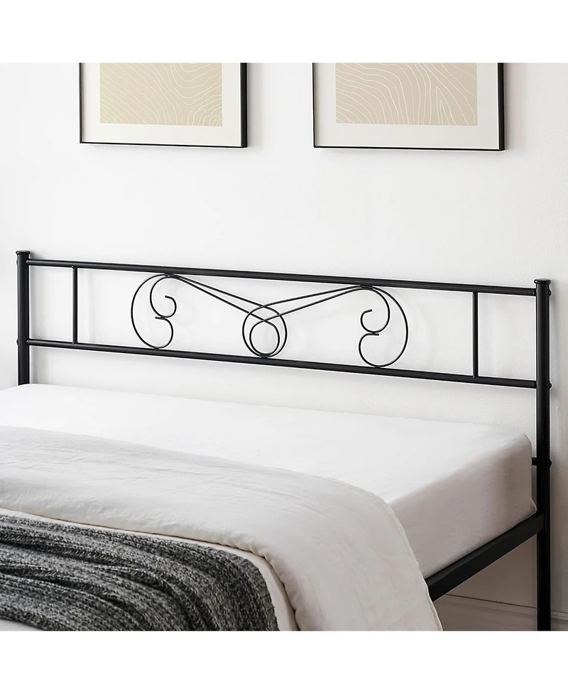 gaomon Bed Frames for Kids, Metal Bed Frame with Headboard & Footboard, Metal Platform Bed Frame, Heavy Duty Bed Slats Support