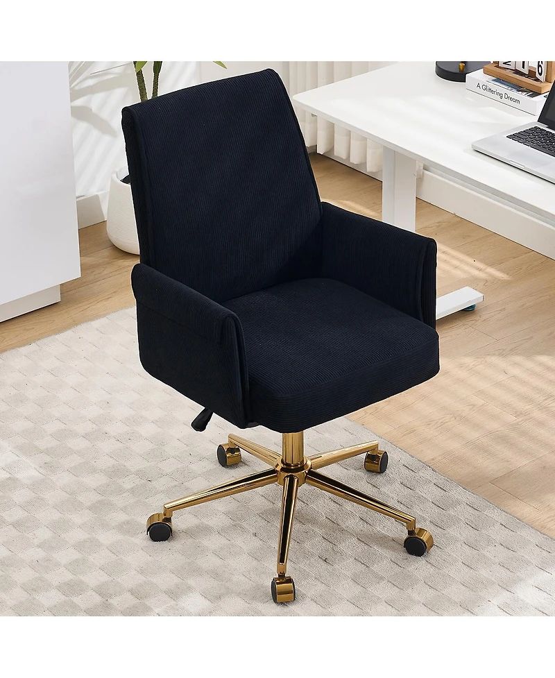 Streamdale Furniture Mid-back office chair, striped fabric