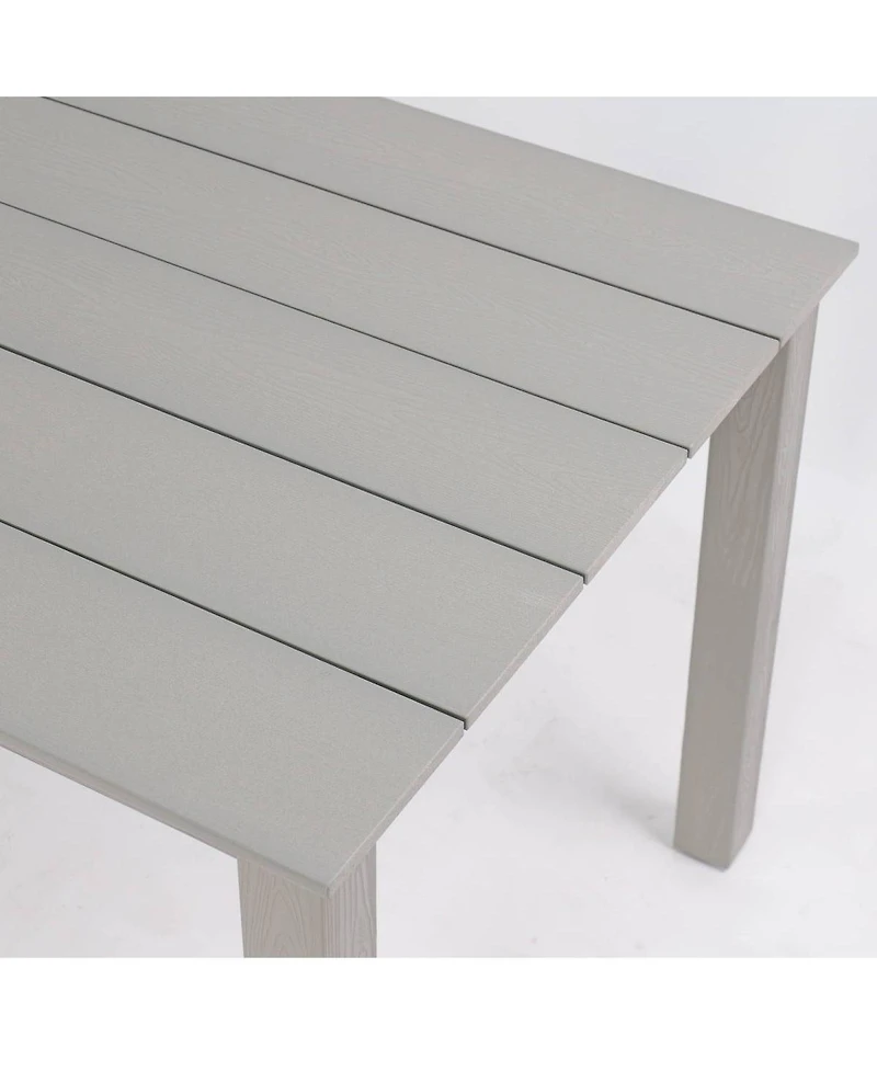 Streamdale Furniture Wooden-textured dining table, high quality feel