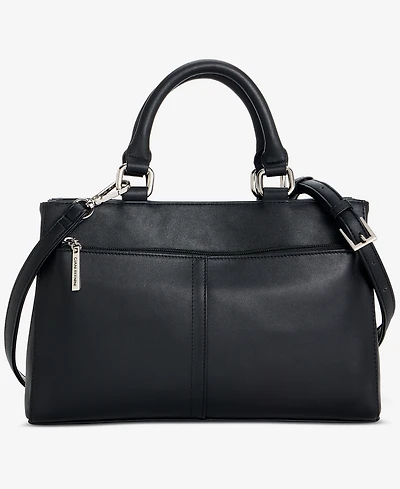 Giani Bernini Nappa Leather Front Zip Crossbody