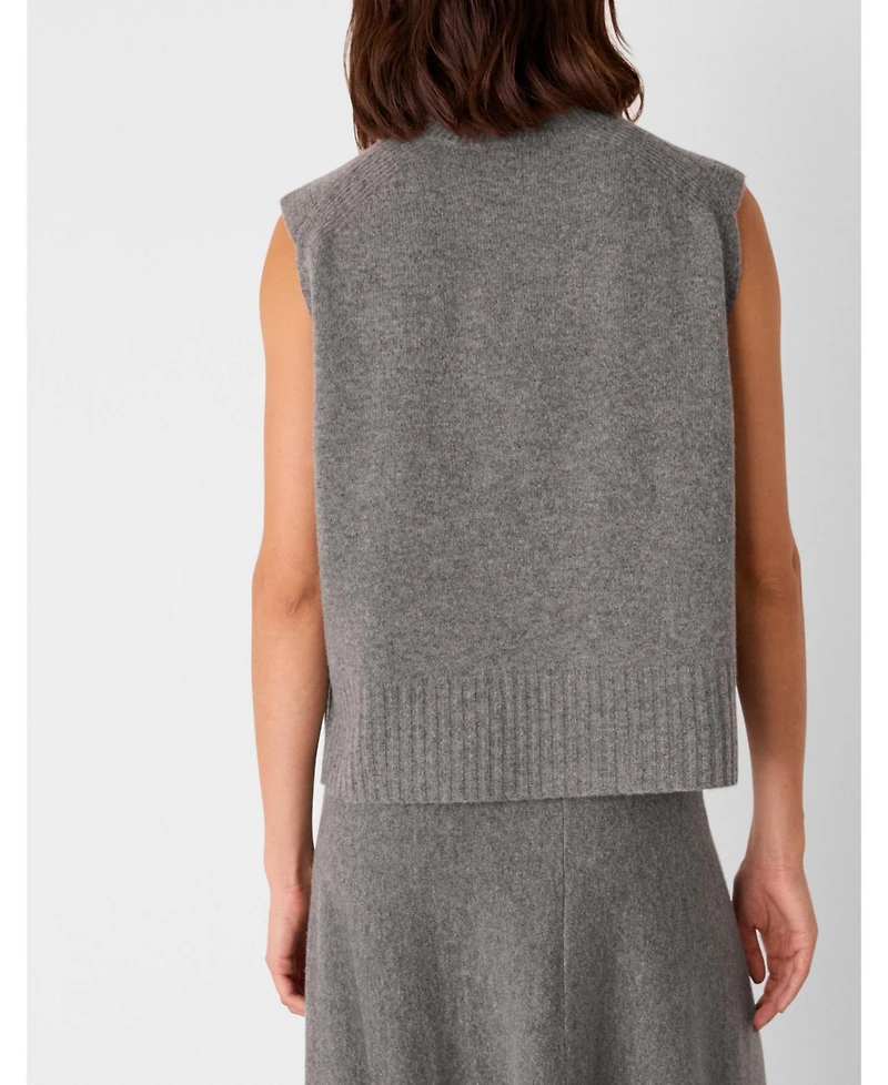 Whistles Women's Knitted Sleeveless Vest