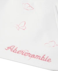 abercrombie kids Girls' Printed Fleece Shorts