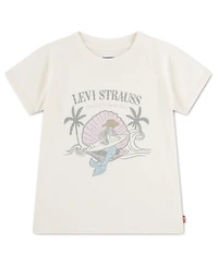 Levi's Girls' 7-16 Mermaid Round Neck T-Shirt