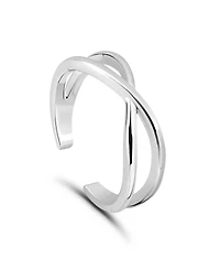 Giani Bernini Polish Infinity Sign Adjustable Toe Ring. 18Kt Gold over Sterling Silver. Created for Macy's.