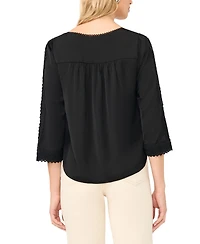 Vince Camuto Women's Square Neck Blouse