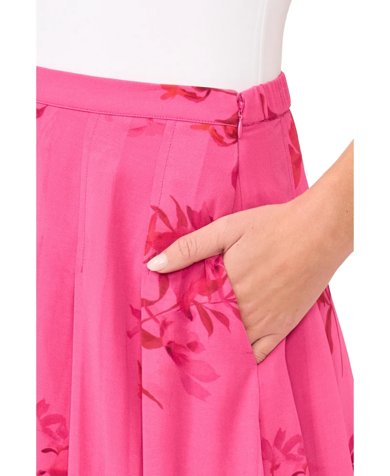 Vince Camuto Women's Printed Maxi Skirt