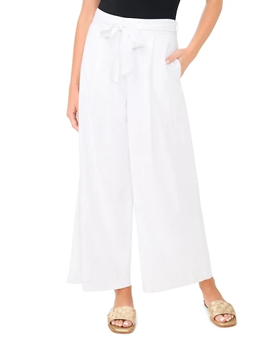 Vince Camuto Women's Wide Leg Tie Waist Pants