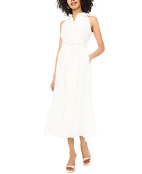 Vince Camuto Women's Collared Neck Midi Dress