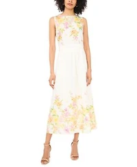Vince Camuto Womens Floral Crewneck Top Maxi Skirt