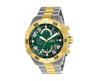 Invicta Men's 26099 S1 Rally Quartz Multifunction Green Dial Watch