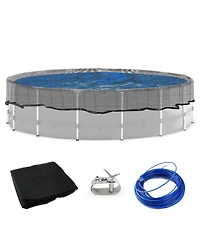 Swimline 15' Round Above Ground Swimming Pool Leaf Net Top Cover | CO915