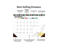 Tf Publishing Paper Goods July 2026 - June 2027 Long Weekend Medium Desk Pad Monthly Blotter Calendar