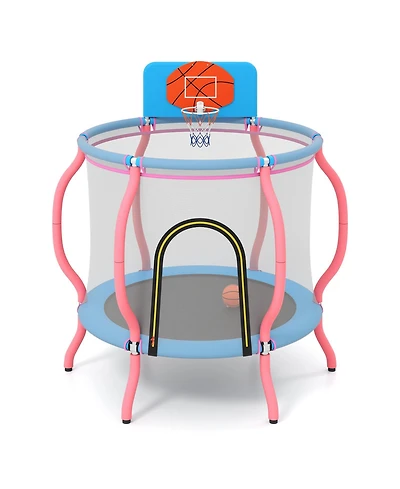 Slickblue Kids Pumpkin Trampoline for Indoor and Outdoor Play