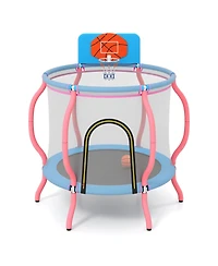 Slickblue Kids Pumpkin Trampoline for Indoor and Outdoor Play