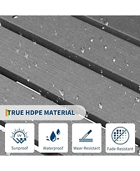 gaomon Hdpe Adirondack Ottoman Foot Rest