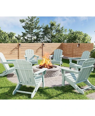 Gaomon Folding Adirondack Chairs Set of 6