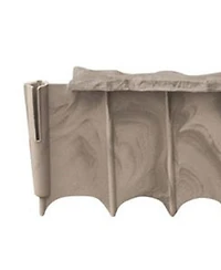 Suncast Quick Edge Resin Material 35 Inch Single Strip Lawn Edging, Flagstone