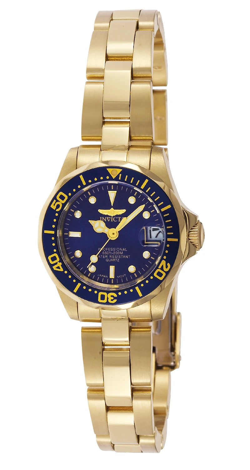 Invicta Women's Pro Diver Quartz 3 Hand Dial Watch