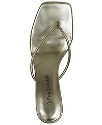 Jeffery Campbell Women's Simplicity Thong Wedge Sandals