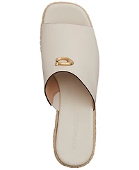Coach Women's Wedge Espadrilles Slip-On Sandals