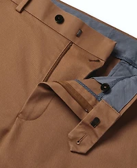 Charles Tyrwhitt Men's Toffee Slim-Fit Ultimate Chinos Pants