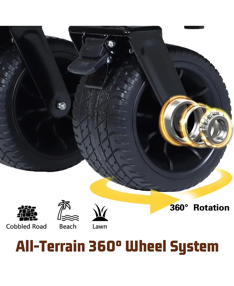 Rainsken Convertible Folding Wagon Cart