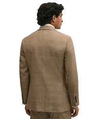 B by Brooks Brothers Men's Plaid Stretch Classic-Fit Suit Jacket