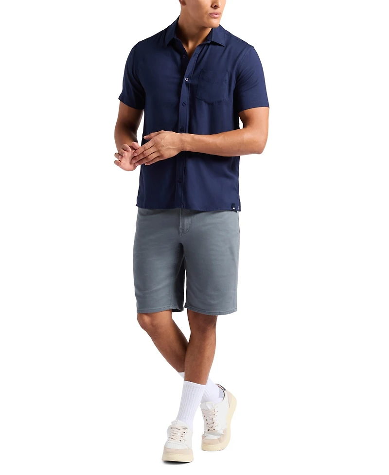 Men's Sirilo Fitted Short Sleeve Button-Front Shirt