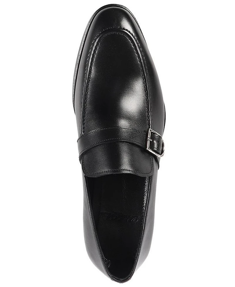 Vellapais Men's Classic Monk Strap Loafers