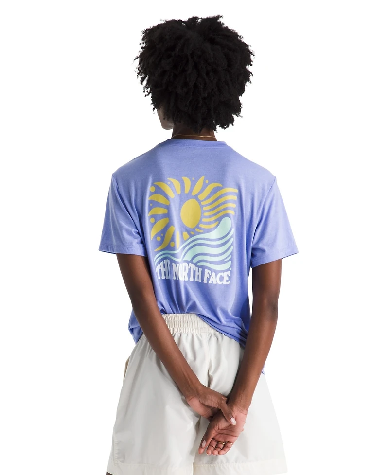 The North Face Women's Tri-Blend Vibey Sun Cutie Short-Sleeve T-Shirt