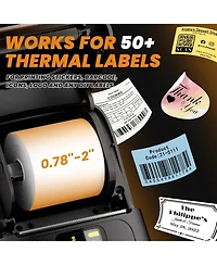 Phomemo M110 Business Label Maker, Portable Bluetooth Thermal Printer