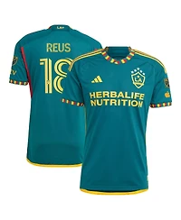 Adidas Men's Marco Reus Green La Galaxy 2024 Kit Authentic Player Jersey