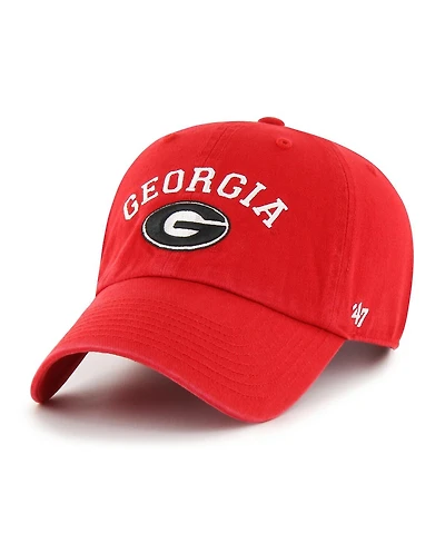 '47 Brand Men's Red Georgia Bulldogs Classic Arch Clean Up Adjustable Hat