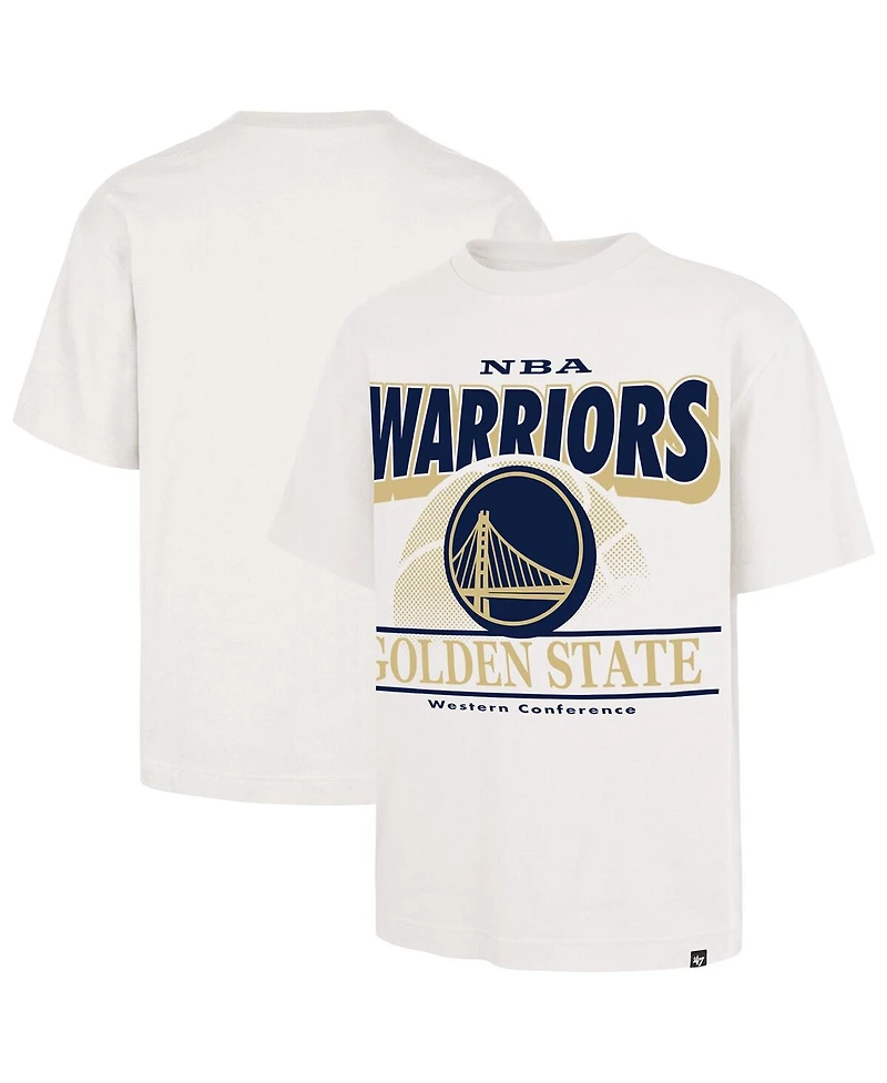 '47 Brand Men's White Golden State Warriors City Edition Shifty Foundation T-Shirt