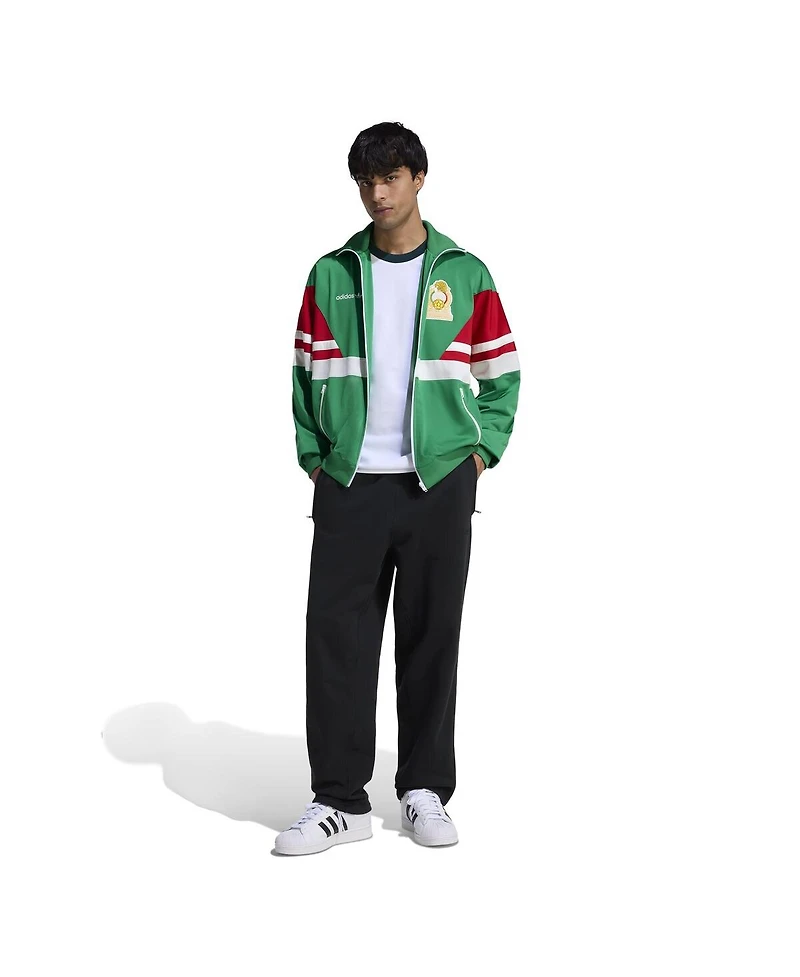 Adidas Men's Green Mexico National Team 1986 Bringback Full-Zip Track Jacket