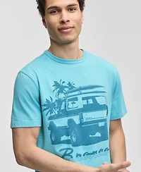 Sun + Stone Men's Surfer Bronco Truck Graphic Cotton T-Shirt, Macy's Exclusive