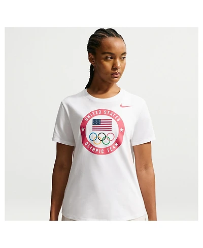 Nike Women's Acg White Team Usa Puck T-Shirt
