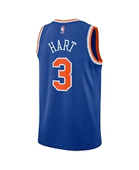 Nike Big Boys and Girls Josh Hart Blue New York Knicks Swingman Jersey - Icon Edition