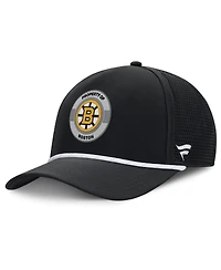 Fanatics Men's Black Boston Bruins Authentic Pro Rink Adjustable Hat