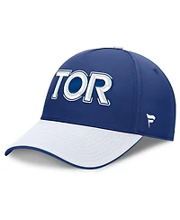 Fanatics Men's Blue/White Toronto Maple Leafs Authentic Pro Rink Team Code Flex Hat