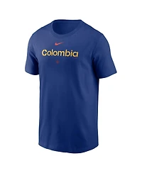 Nike Men's Royal Colombia Baseball 2026 World Classic Wordmark T-Shirt
