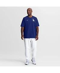 Nike Men's Royal Los Angeles Dodgers Authentic Collection Dri-fit Quarter-Zip Windshirt