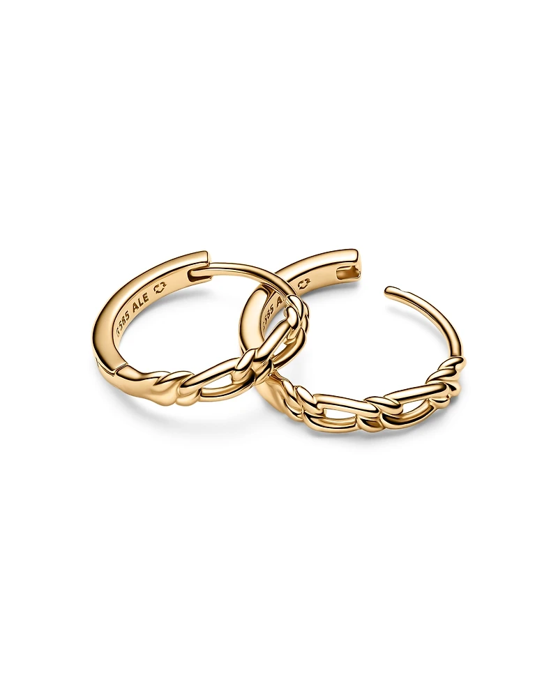 Pandora Era Figaro Hoop Earrings