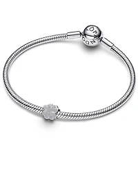 Pandora Textured Clover Mini Charm